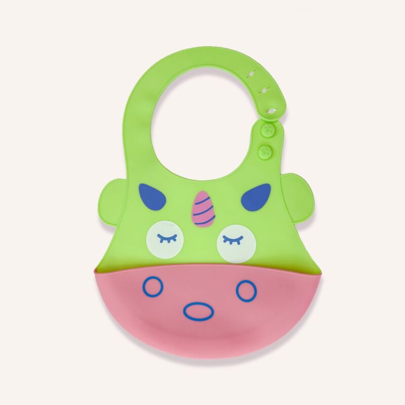 Babero de Silicona Unicornio