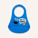 Babero de Silicona Monstruo Come Galletas