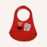 Babero de Silicona Elmo Rojo