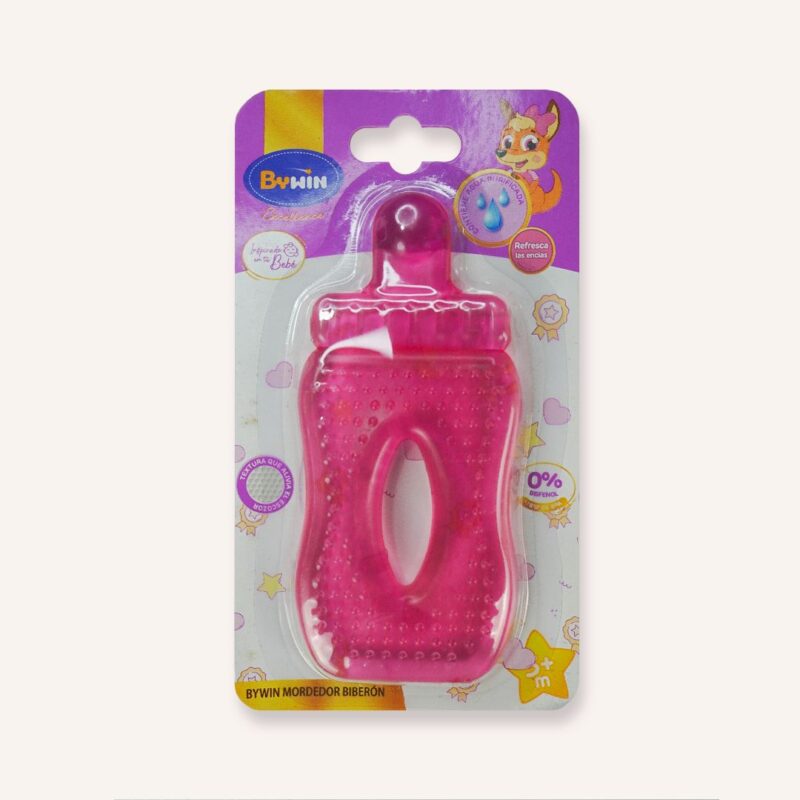 Mordedor Bywin de Agua Biberón Rosa