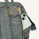 Mochila Pañalera Gray Love - Imagen 6