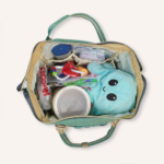 Mochila Pañalera Aquarelle Love - Imagen 9