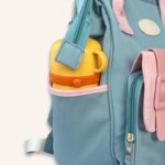 Mochila Pañalera Pastel Blue Lovely - Imagen 5